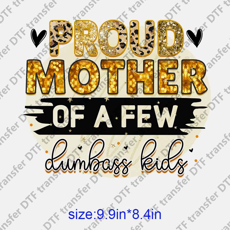Mama momlife letters OF A FEW DTF transfer NO.1290