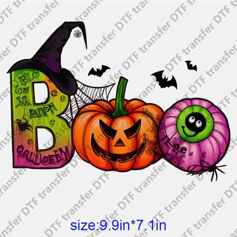 Halloween pumpkin horror DTF transfer NO.1103