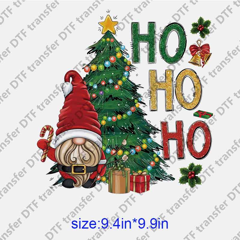 Christmas Tree Gnome DTF transfer XMAS.030