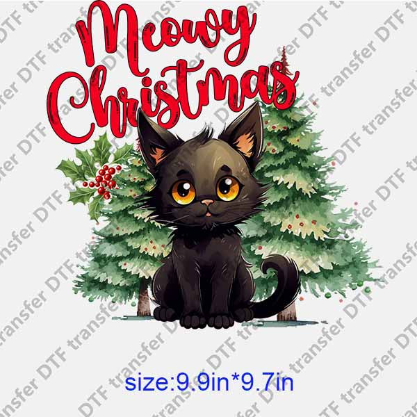 Christmas Animal DTF transfer XMAS.302