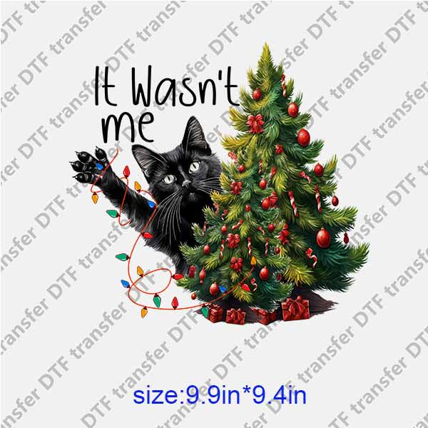 Christmas Animal DTF transfer XMAS.296