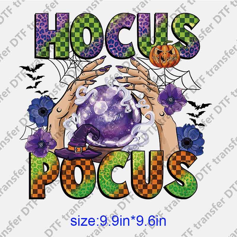 Halloween Hocus Pocus Crystal Ball DTF transfer HLOW.004