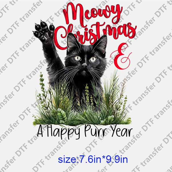 Christmas Animal DTF transfer XMAS.303