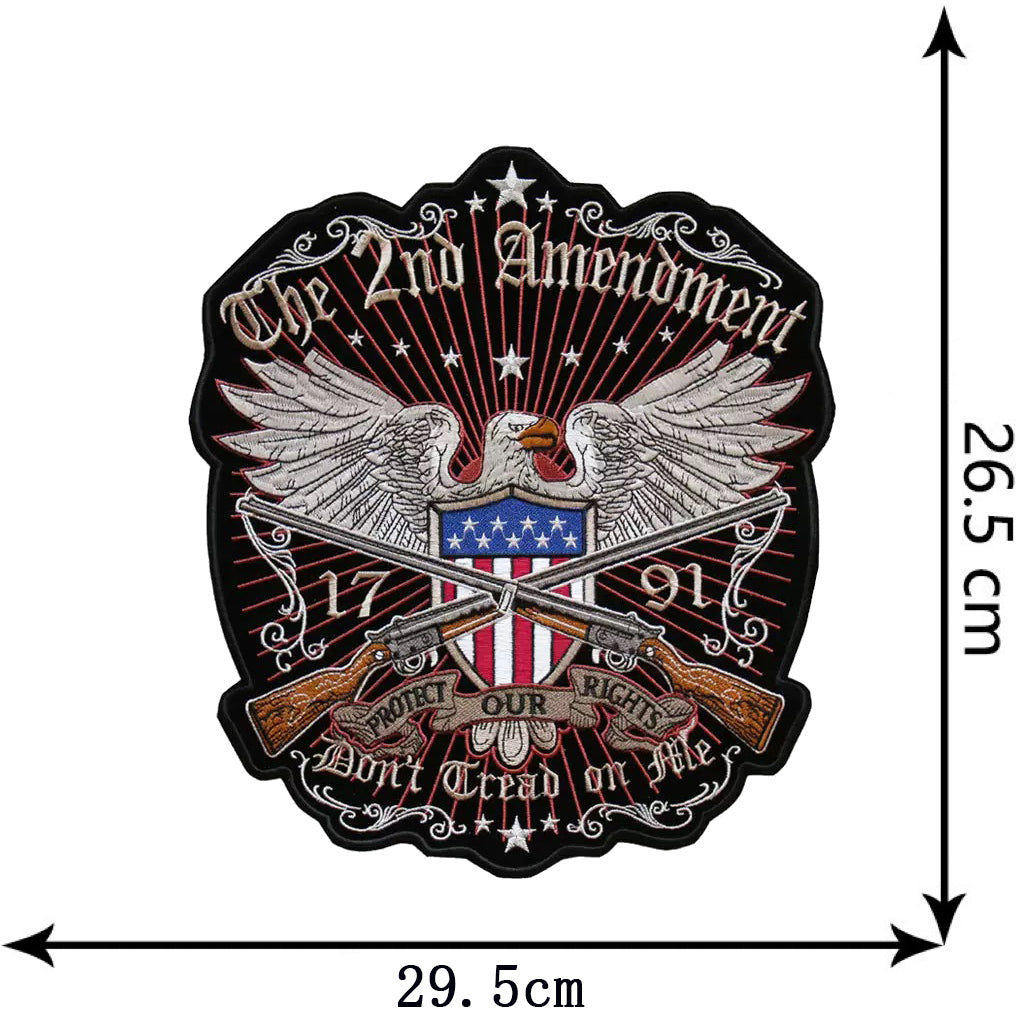 The 2nd Amendment Eagle Rocker Patch