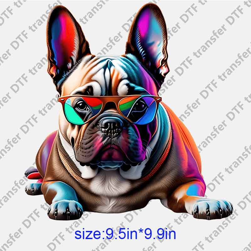 Animal Dog with Sunglasses DTF transfer ANM.144