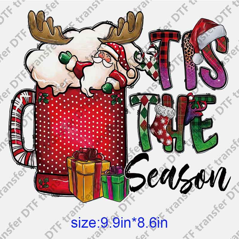 Christmas Santa Cup DTF transfer XMAS.053