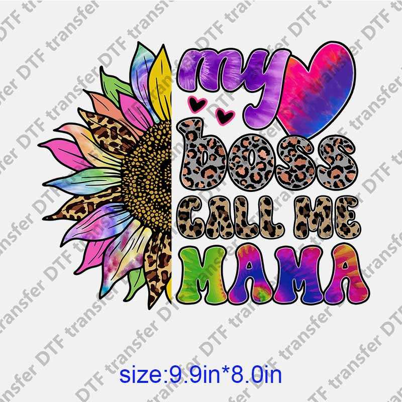 Mama momlife letters DTF transfer NO.1271