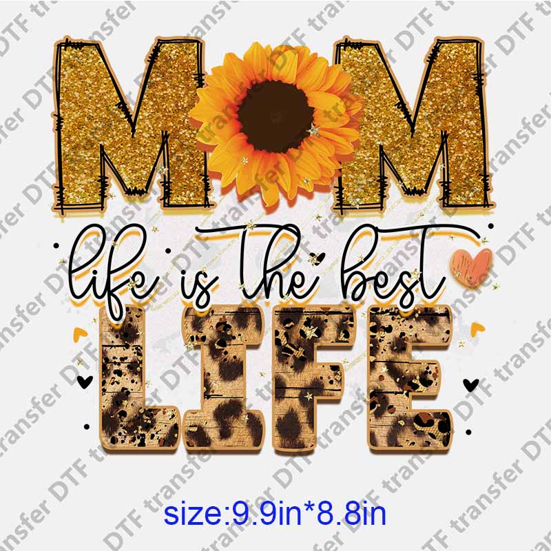 Mama momlife letters DTF transfer NO.1278