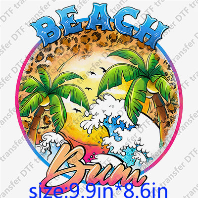 beach burn tree Palm-tree leopard summer SMM.064