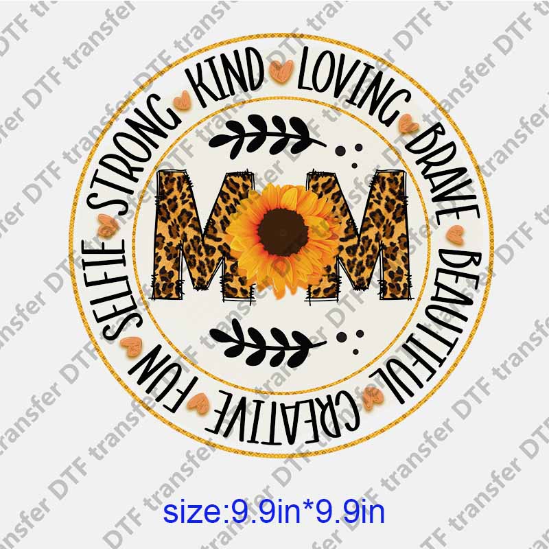 Mama momlife letters DTF transfer NO.1279