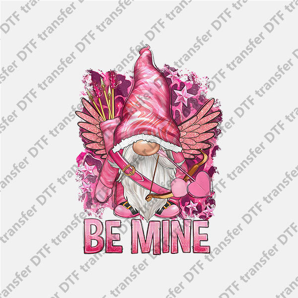Valentine's Day Cupid Pink Gnome DTF transfers VLT.050