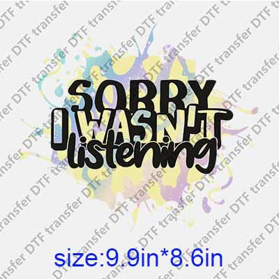 Sassy Words Sarcasm DTF transfer Sassy.030