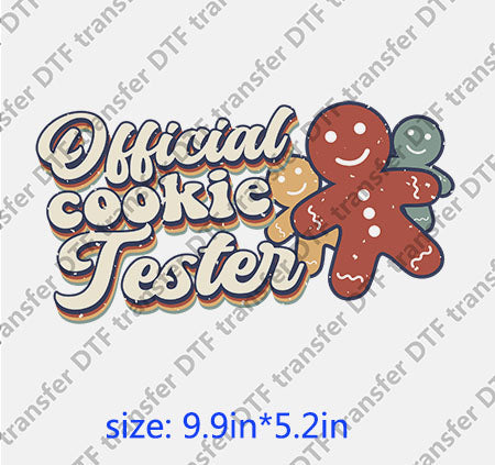 Cookie Chirstmas Xmas DTF Transfer XMAS.011