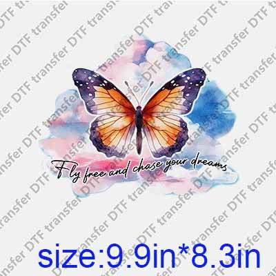 Butterfly DTF transfer BTF.081