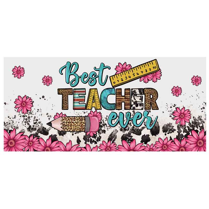 Teacher Love Inspire 16oz UV DTF  Cup Wraps