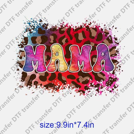 Mama momlife letters  DTF transfer NO.1258