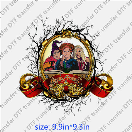 Hocus pocus mirror brunches women Horror DTF Transfer PH-021