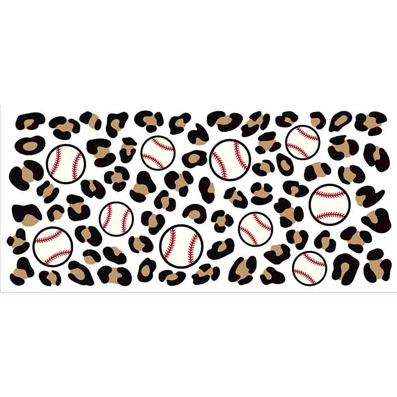 Leopard print 16oz UV DTF  Cup Wraps