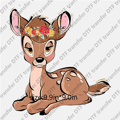 Cartoon Deer DTF Transfers CARTOON.030