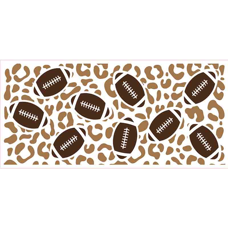 Leopard print 16oz UV DTF  Cup Wraps