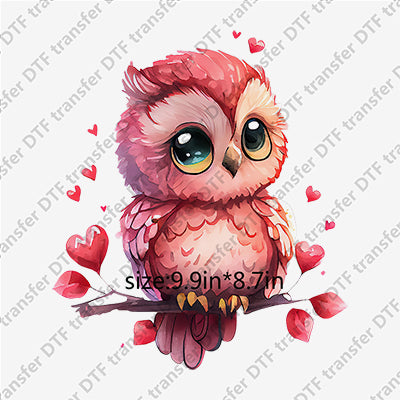 Cartoon Owl DTF Transfers CARTOON.035