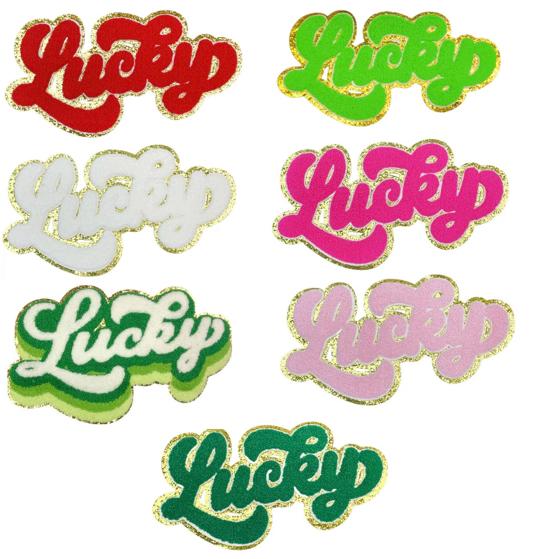 Lucky Chenille Iron-on Patches