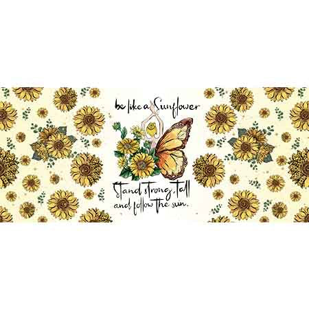 Beautiful Butterfly  16oz UV DTF  Cup Wraps