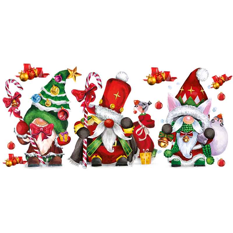 Christmas Merry Christmas Santa Claus Deer Christmas Tree 16oz UV DTF  Cup Wraps