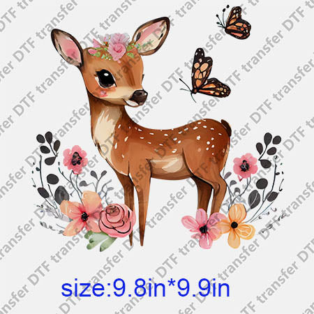 Animal Fawn DTF transfer ANM.228