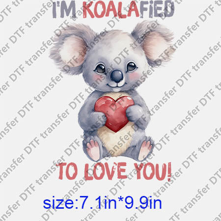 Animal Koala DTF transfer ANM.173