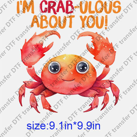 Animal Crab DTF transfer ANM.179