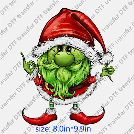 Grin Chirstmas xmas DTF Transfer DWF.008