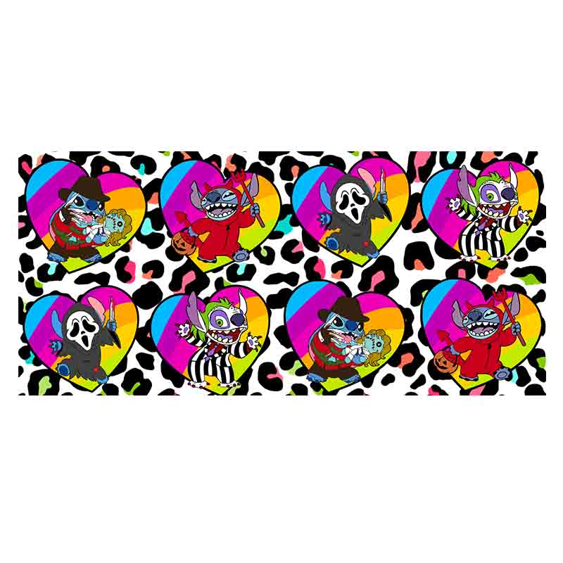 Leopard print 16oz UV DTF  Cup Wraps