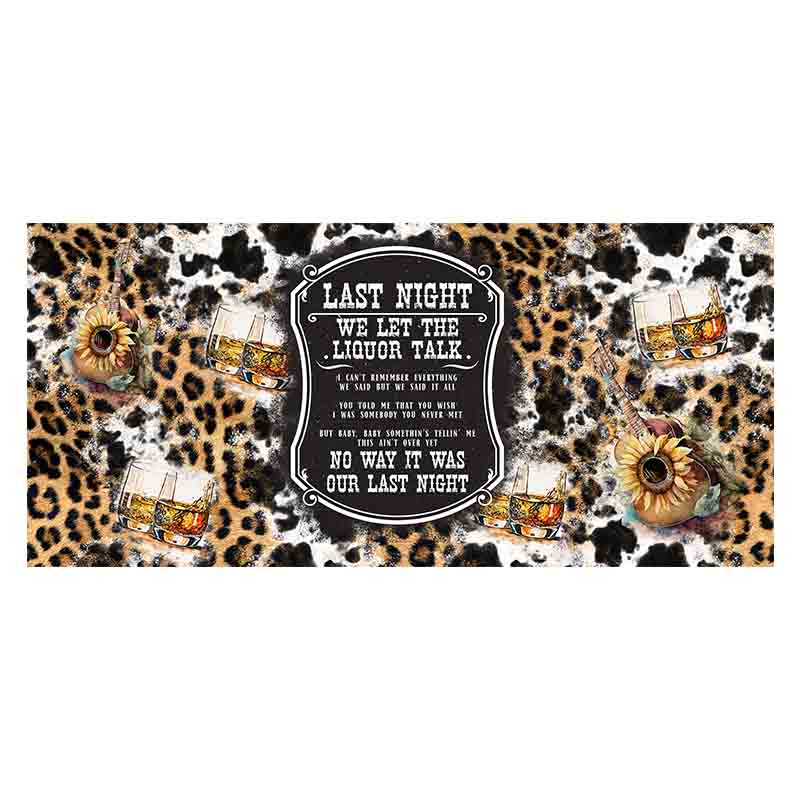 Leopard print 16oz UV DTF  Cup Wraps