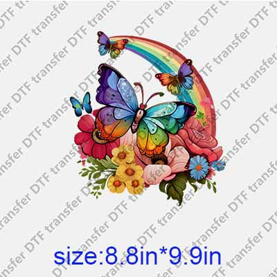 Butterfly DTF transfer BTF.074