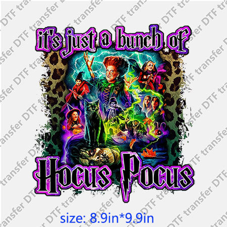 Hocus pocus women Horror DTF Transfer PH-012