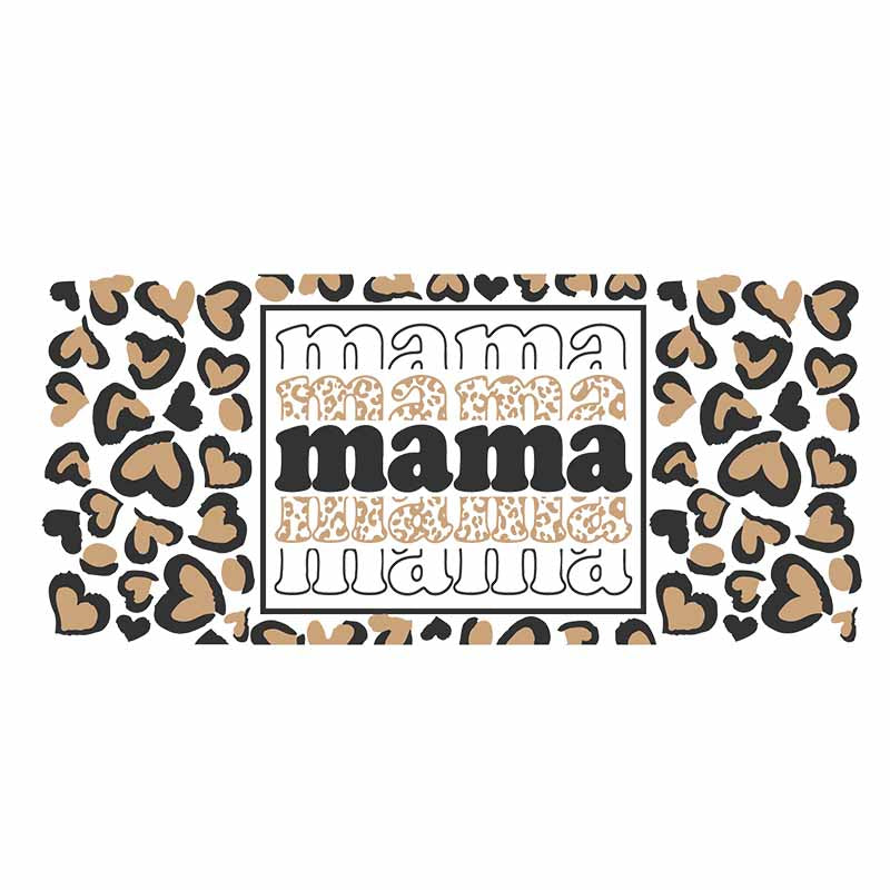 Mom Mama Blessed Mommy 16oz UV DTF  Cup Wraps