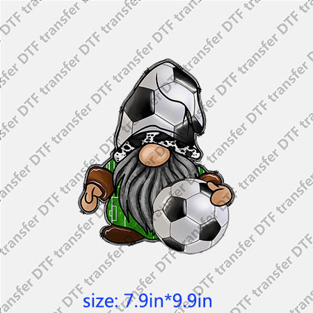 Football Gonk gnomies Chirstmas girl DTF Transfer DWF.024