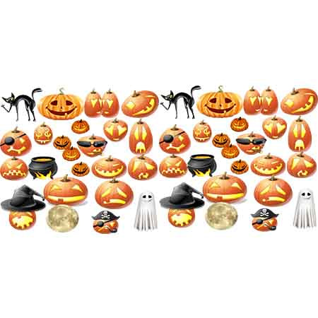 Pumpkin Halloween Thanksgiving 16oz UV DTF  Cup Wraps