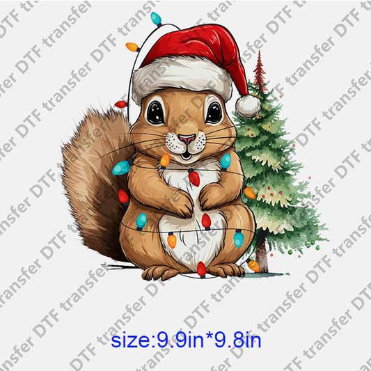 Christmas Animal DTF transfer XMAS.325