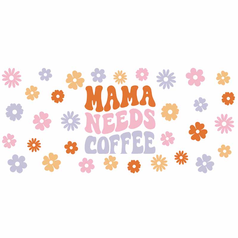 Mom Mama Blessed Mommy 16oz UV DTF  Cup Wraps