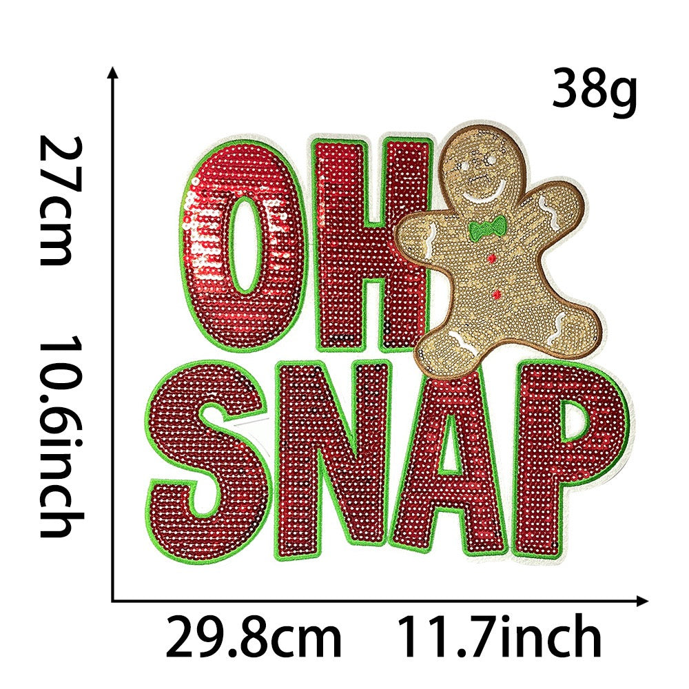 Large Christmas Patches