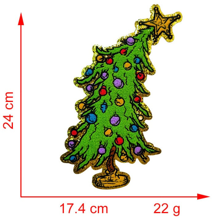 Large Christmas Patches