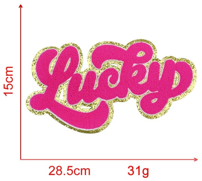 Lucky Chenille Iron-on Patches