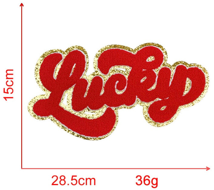 Lucky Chenille Iron-on Patches