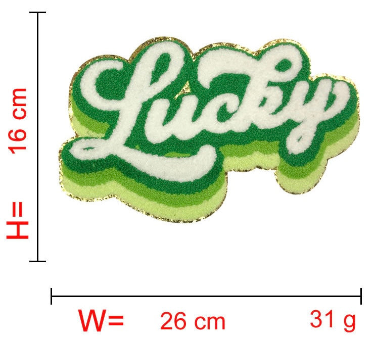 Lucky Chenille Iron-on Patches