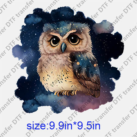 Animal Owl DTF transfer ANM.160