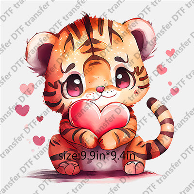 Cartoon Tiger DTF Transfers CARTOON.029