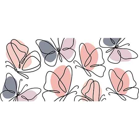 Beautiful Butterfly  16oz UV DTF  Cup Wraps