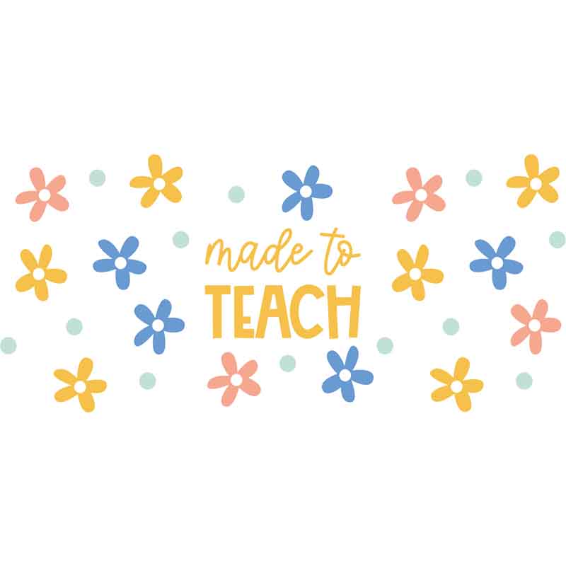 Teacher Love Inspire 16oz UV DTF  Cup Wraps